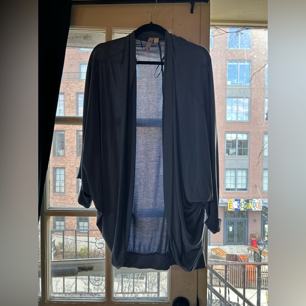 Blue slouchy cardigan